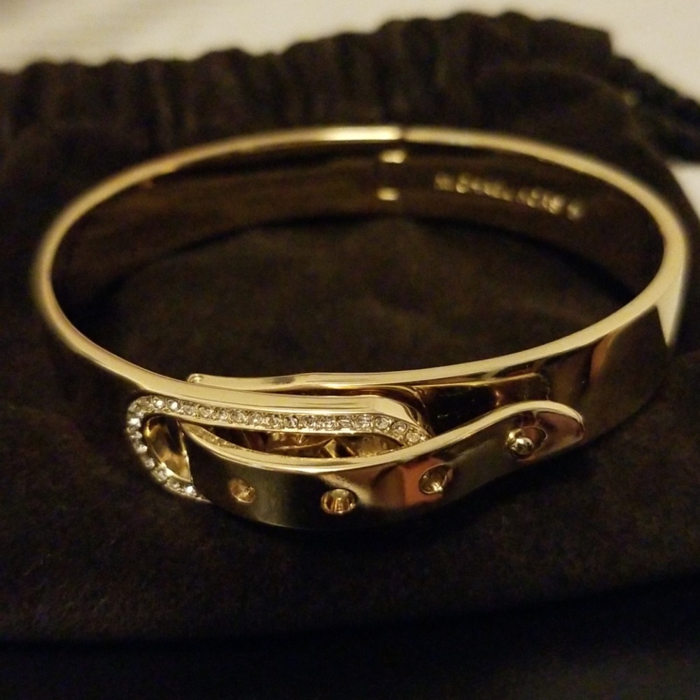 NWOT michael kors pave gold tone bracelet